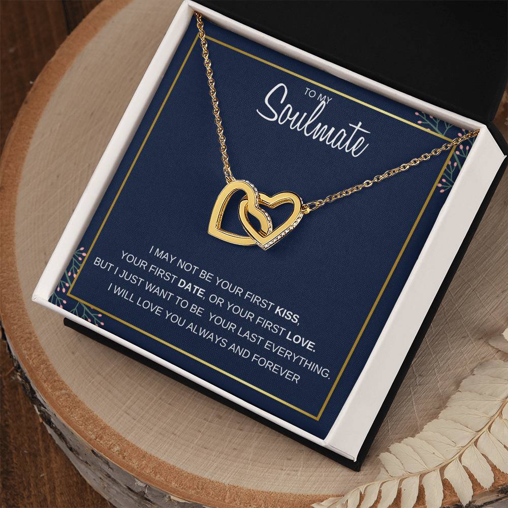 To My Soulmate | Interlocking Hearts necklace