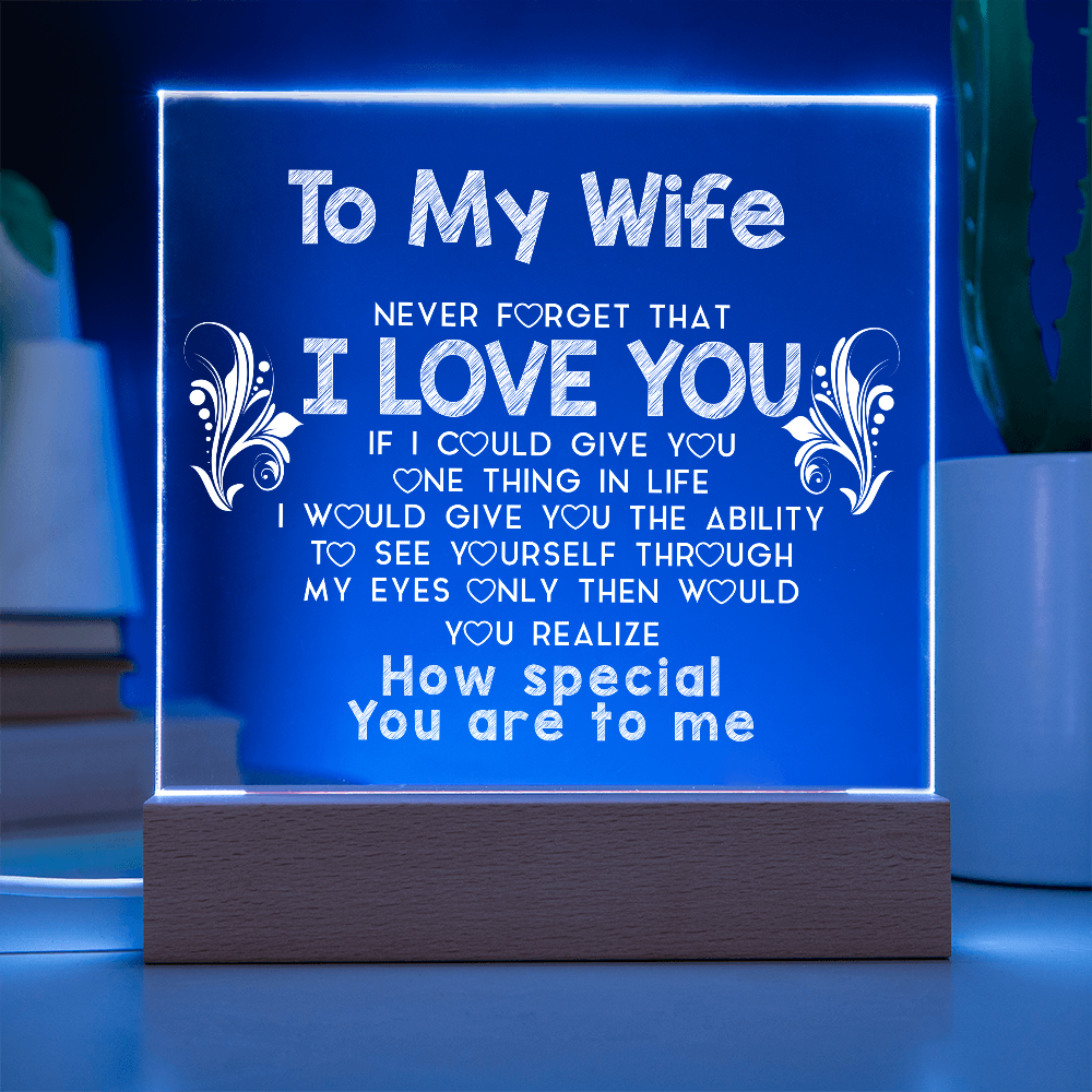 Square Acrylic Plaque