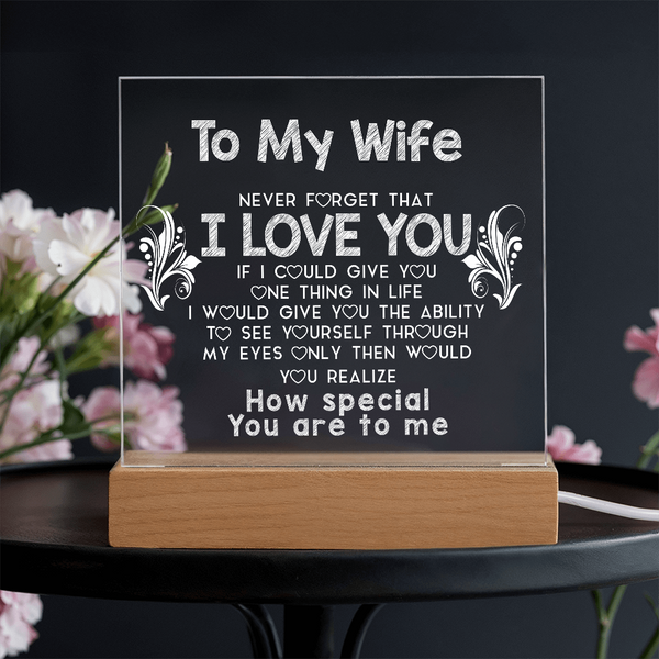 Square Acrylic Plaque