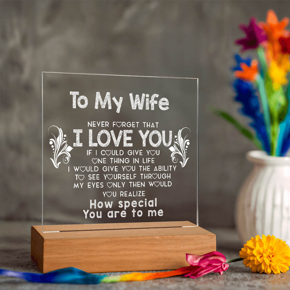 Square Acrylic Plaque