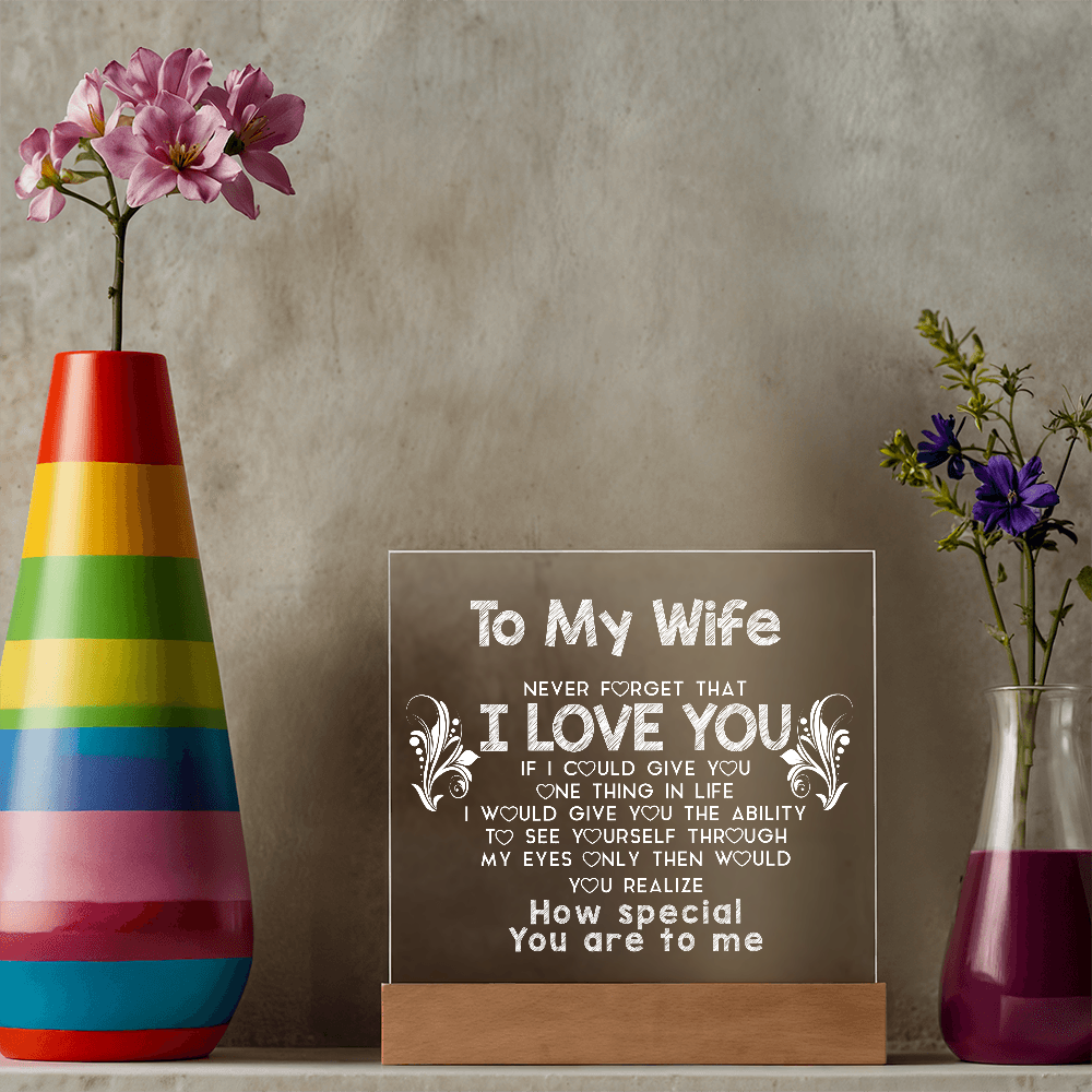 Square Acrylic Plaque