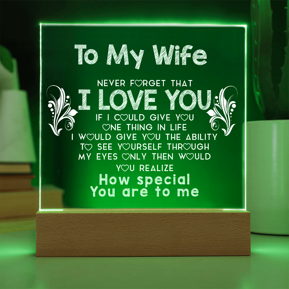 Square Acrylic Plaque