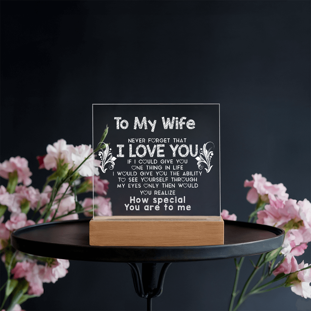 Square Acrylic Plaque