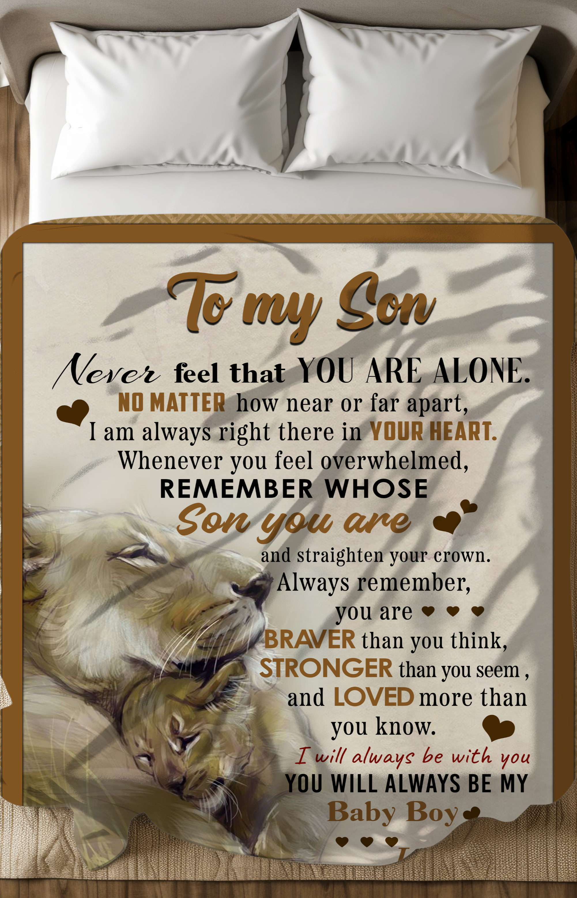 To My Son | Fleece Blanket